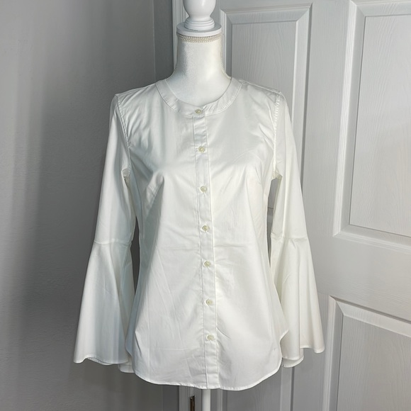 Banana Republic White Button Down Shirt - Picture 1 of 9